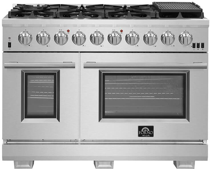 Forno, Capriasca 48 in Freestanding Gas Range, LED Knobs FFSGS6260-48