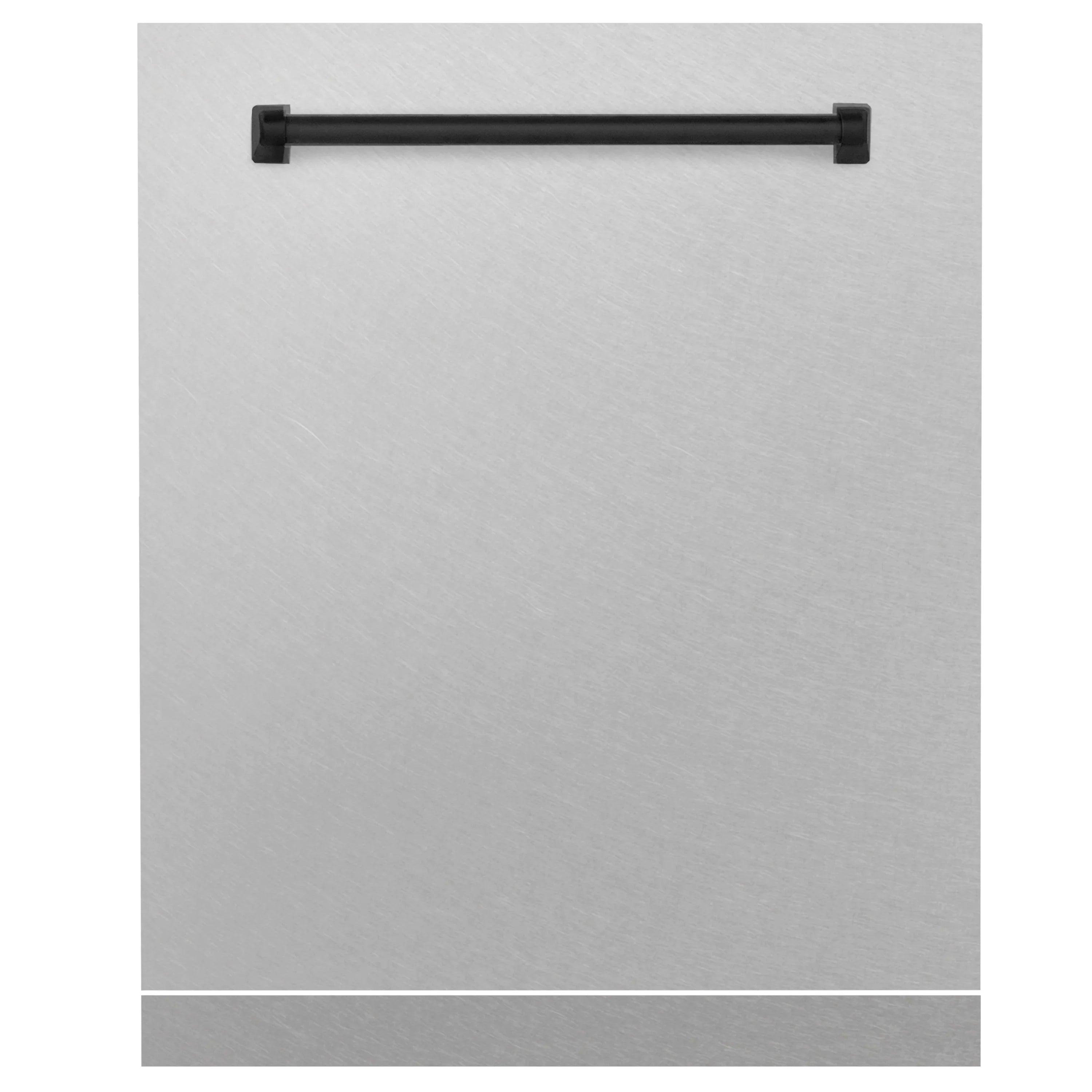 ZLINE 24" Autograph Edition Monument Dishwasher Panel in DuraSnow® Stainless Steel (DPMTZ-SN-24)