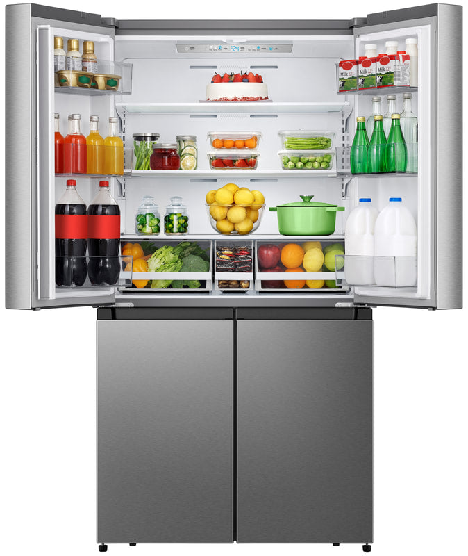 Crosley 21.6 Cu. Ft. Quad Door Counter Depth Refrigerator CRQN2215AW