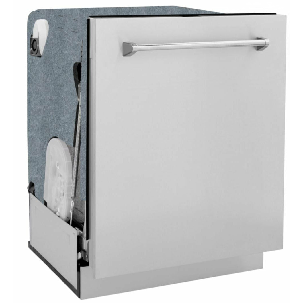 ZLINE 24" Monument Series 3rd Rack Top Touch Control Dishwasher with Color Options and Stainless Steel Tub, 45dBa - DWMT-24