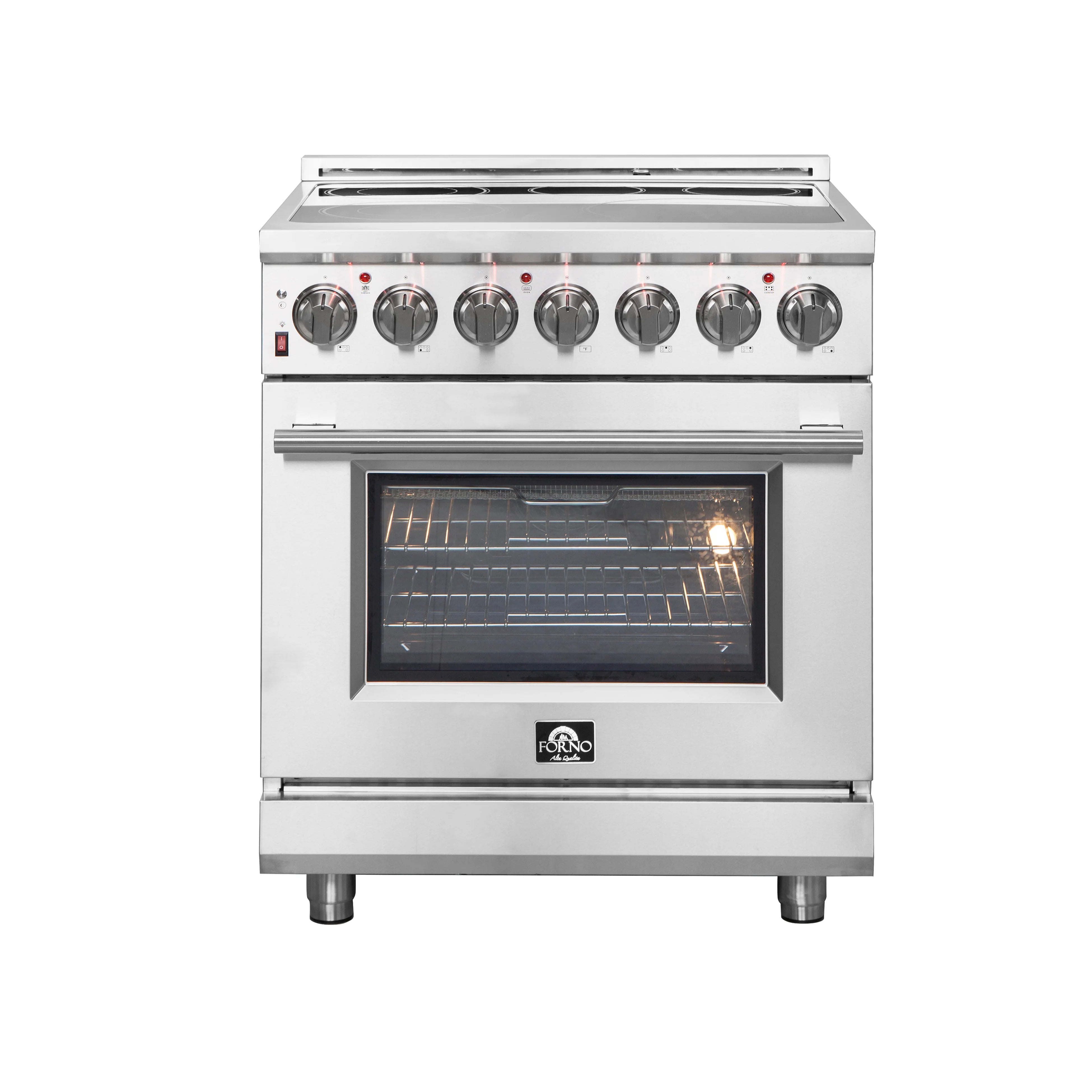 Forno, Massimo 30", Freestanding Chef Door Electric Range, LED Knobs FFSEL6020-30
