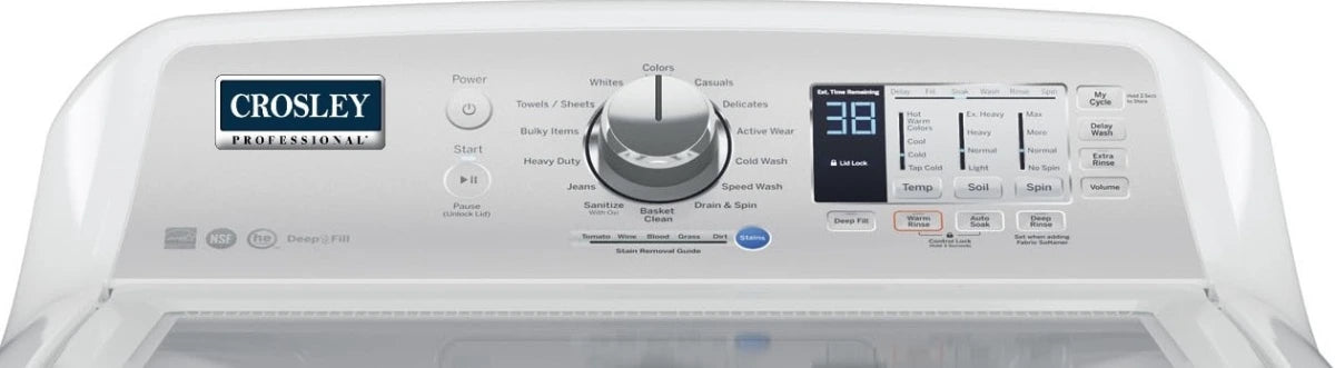 Crosley 4.5 Cu. Ft. Top Load Washer YTW4514SNWS