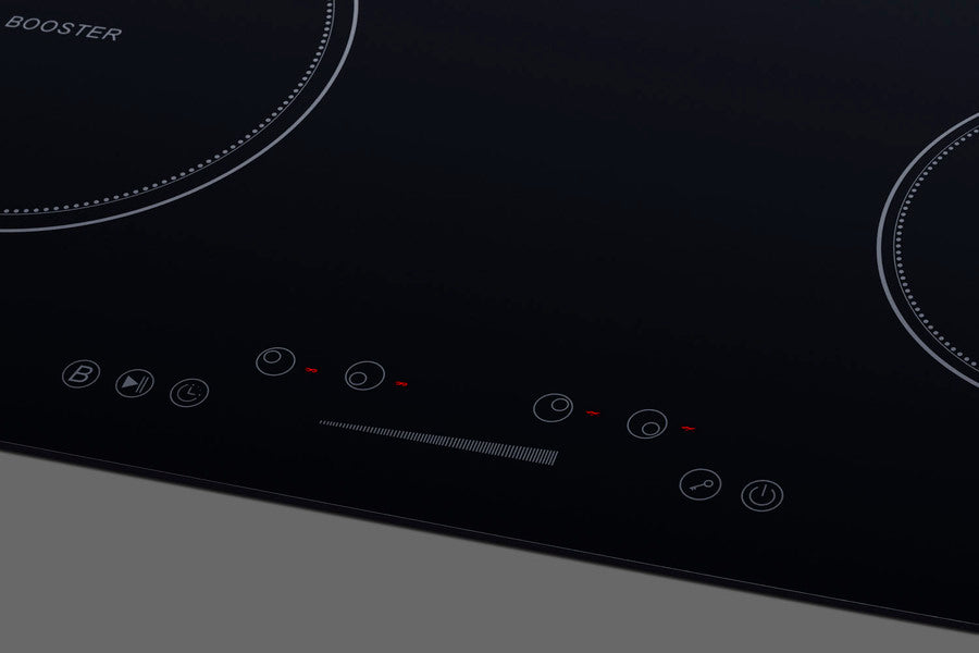 Summit 30" Wide 208-240V 4-Zone Induction Cooktop with 4 Elements, Hot Surface Indicator, ADA Compliant, Induction Technology, Child Lock, Safety Shut-Off Control - SINC4B301B