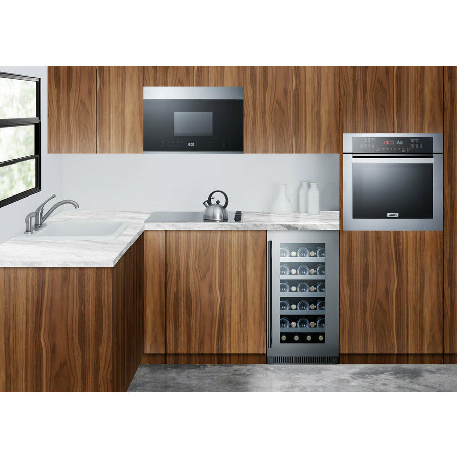 Summit 24" Wide Over-the-Range Microwave - MHOTR24SS