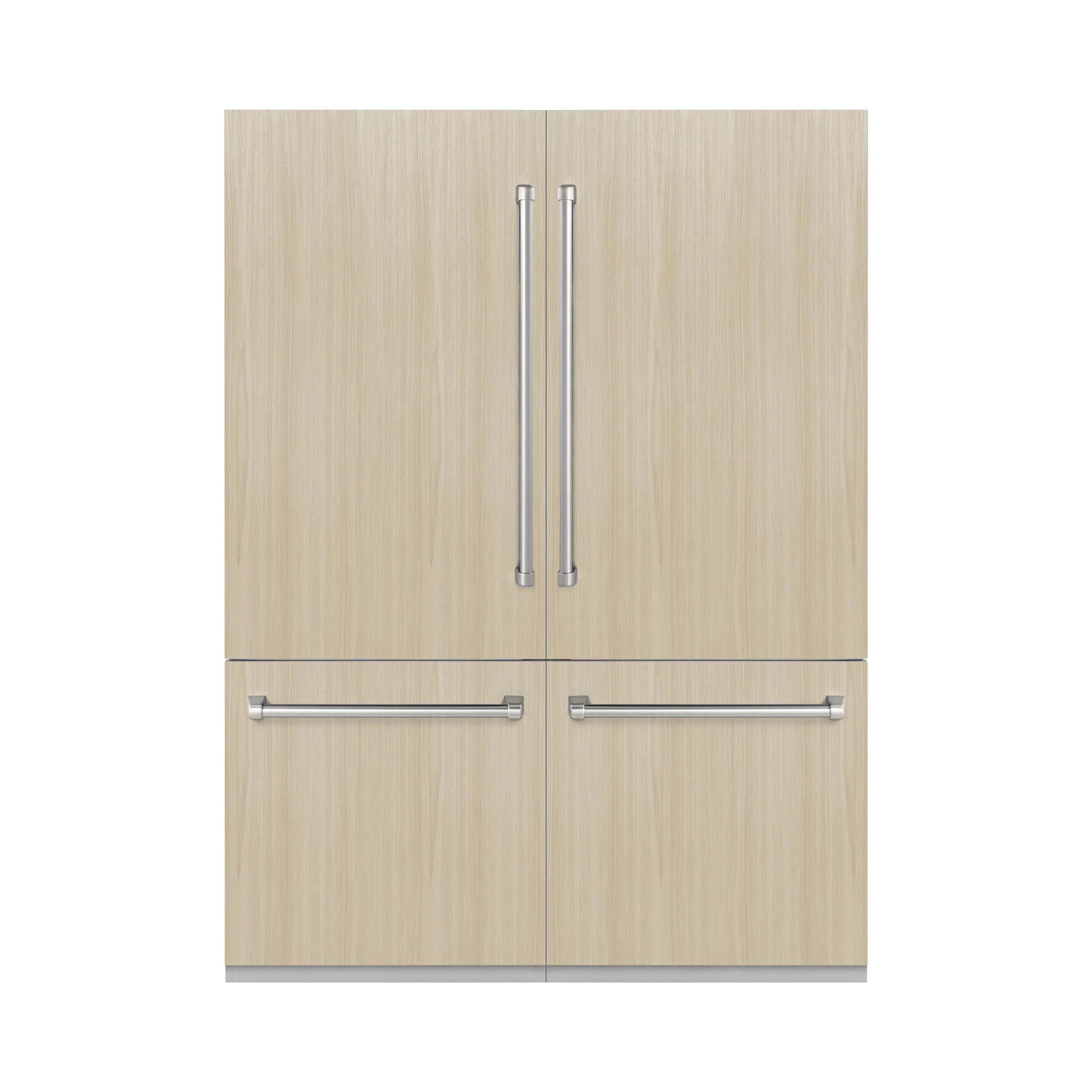 ZLINE 60" 32.2 cu. Ft. Panel Ready Built-In 4-Door French Door Refrigerator with Internal Water and Ice Dispenser (RBIV-60)