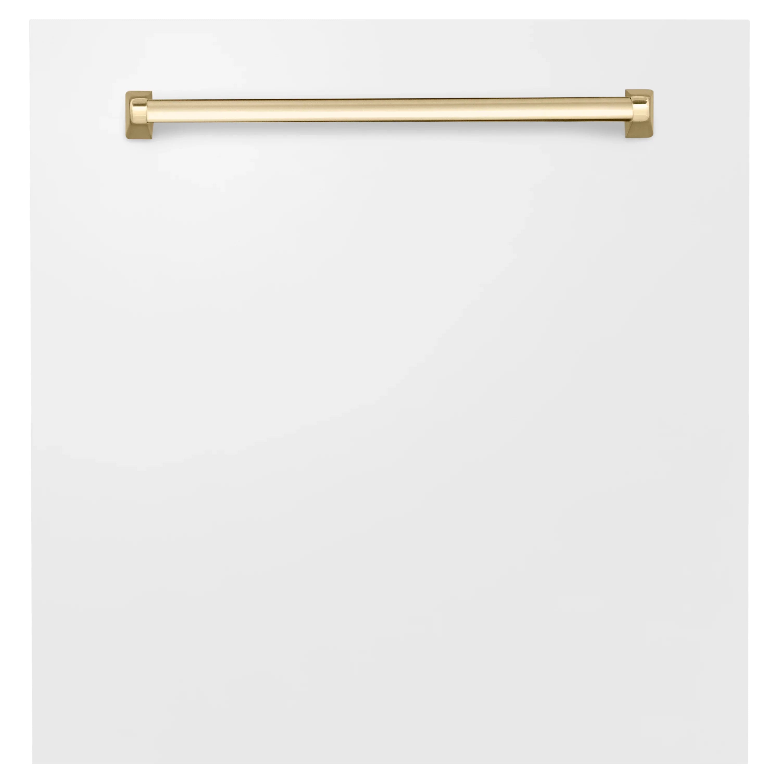 ZLINE 24" Autograph Edition Monument Dishwasher Panel in White Matte (DPMTZ-WM-24)