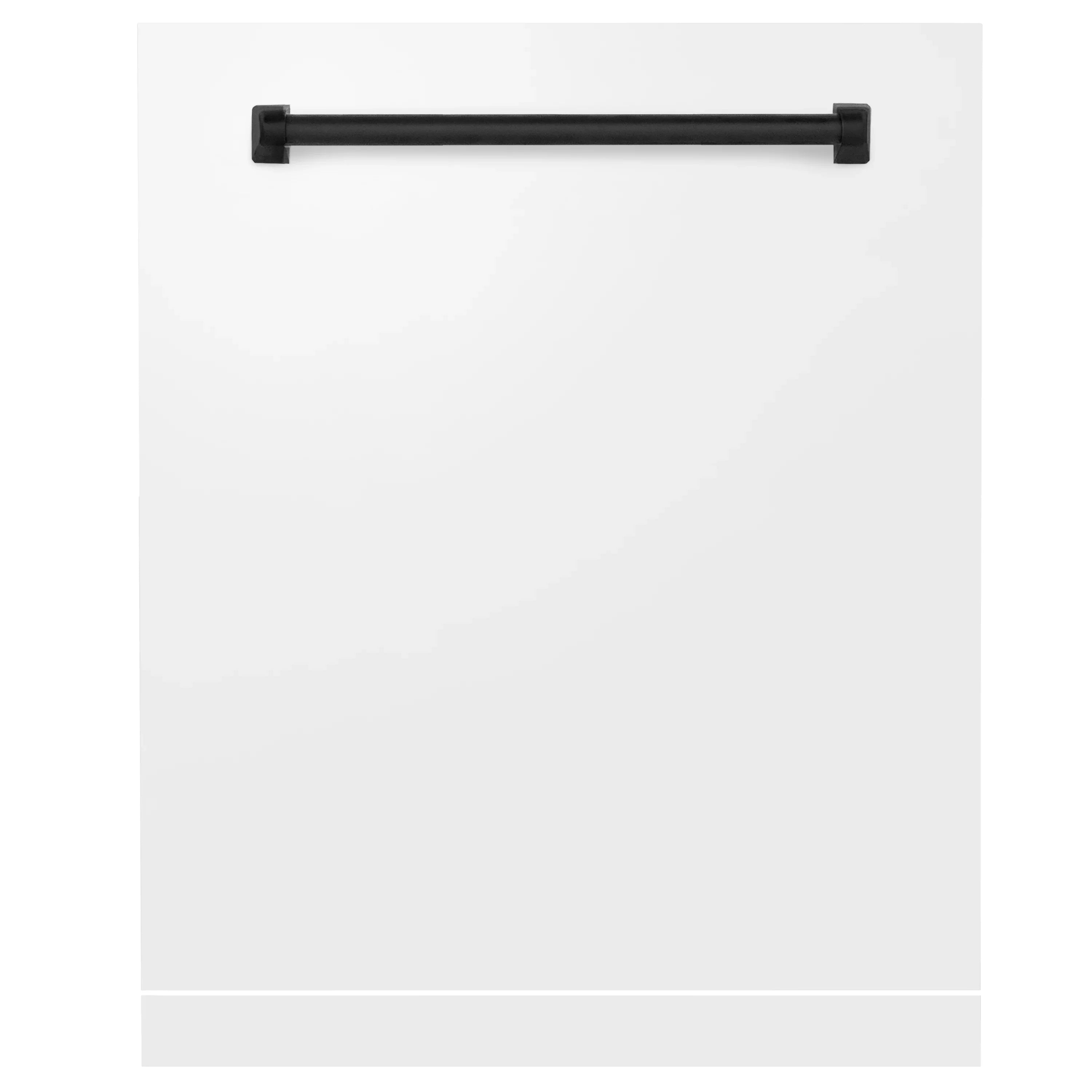 ZLINE 24" Autograph Edition Monument Dishwasher Panel in White Matte (DPMTZ-WM-24)