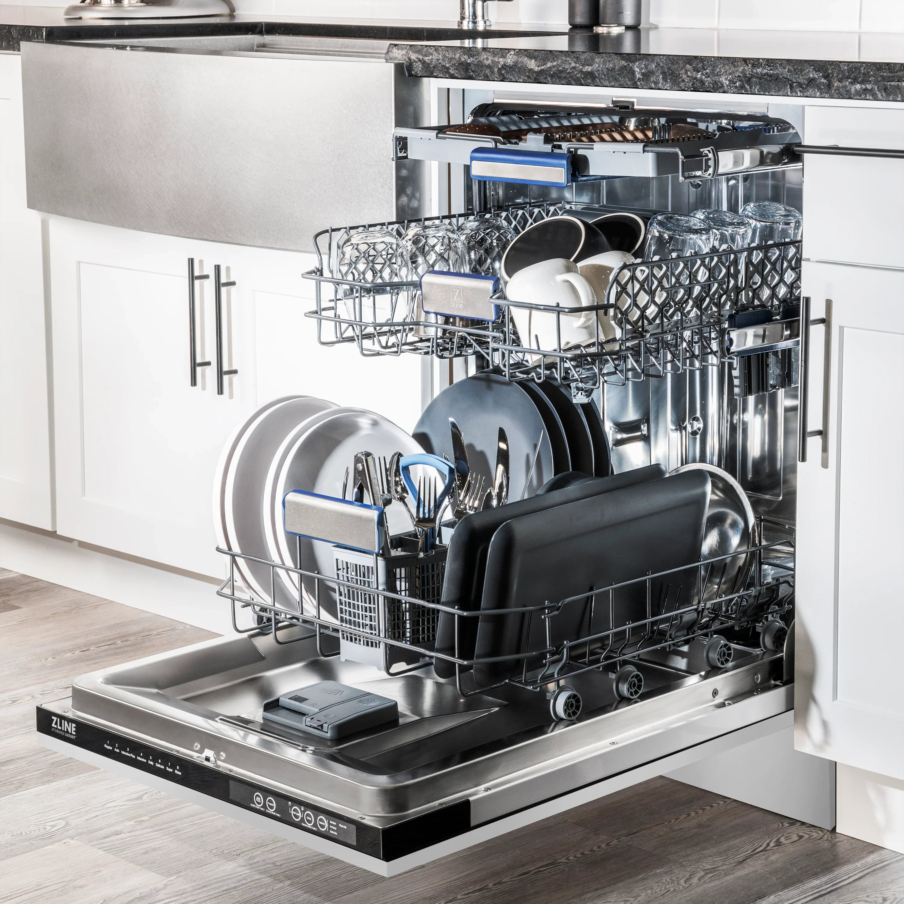 ZLINE Top Control Tall Dishwasher with 3rd Rack - DWV